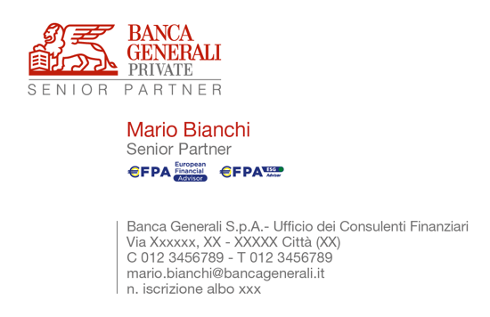 Immagine di BIGLIETTO DA VISITA SP CON LOGO EFPA EFPAESG