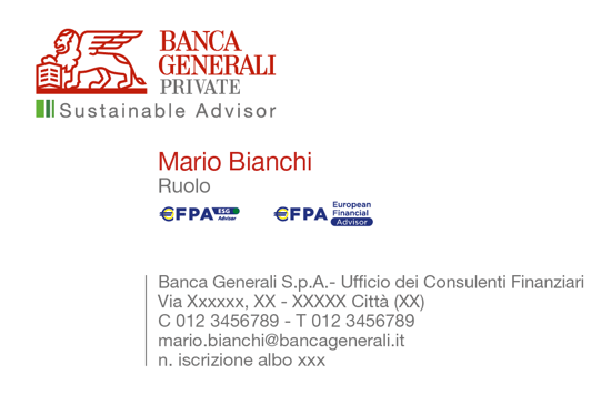 Immagine di BIGLIETTO DA VISITA SA CON LOGO EFPA EFPAESG